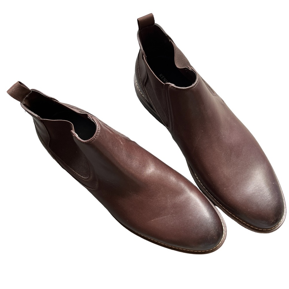 NWOT Kenneth Cole New York leather Chelsea boots for men, size 13